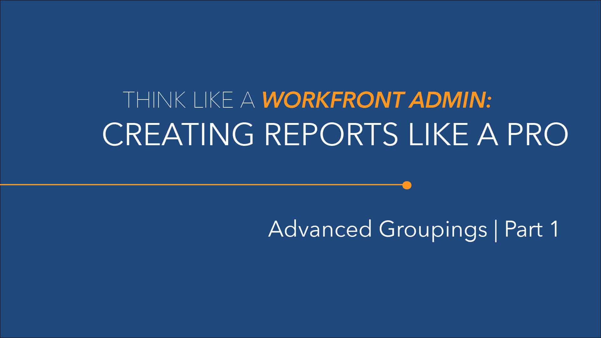 Creating Reports Like a Pro image