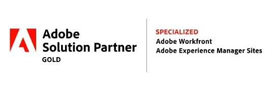 Adobe Solution Partner Gold logo