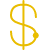 Yellow dollar sign