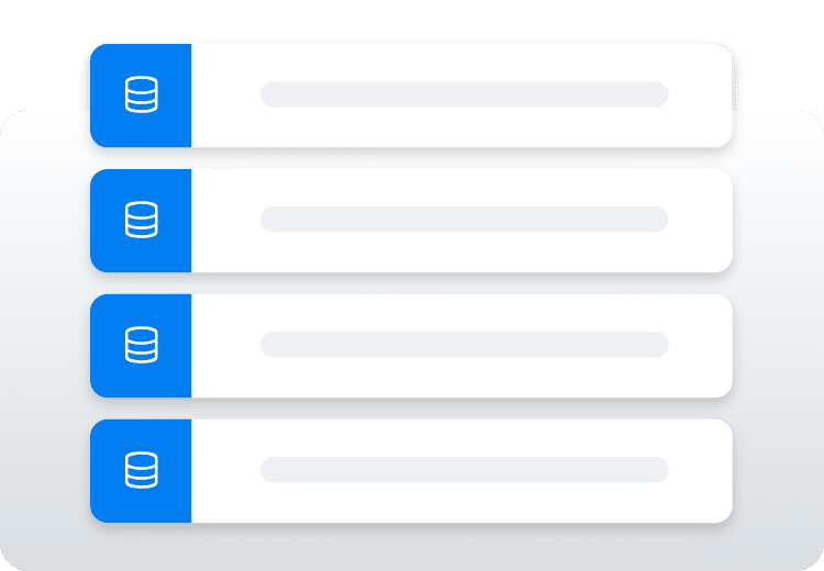 bar graph with blue cylinder icons