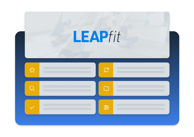 Dashboard of multiple project requests for LEAPfit