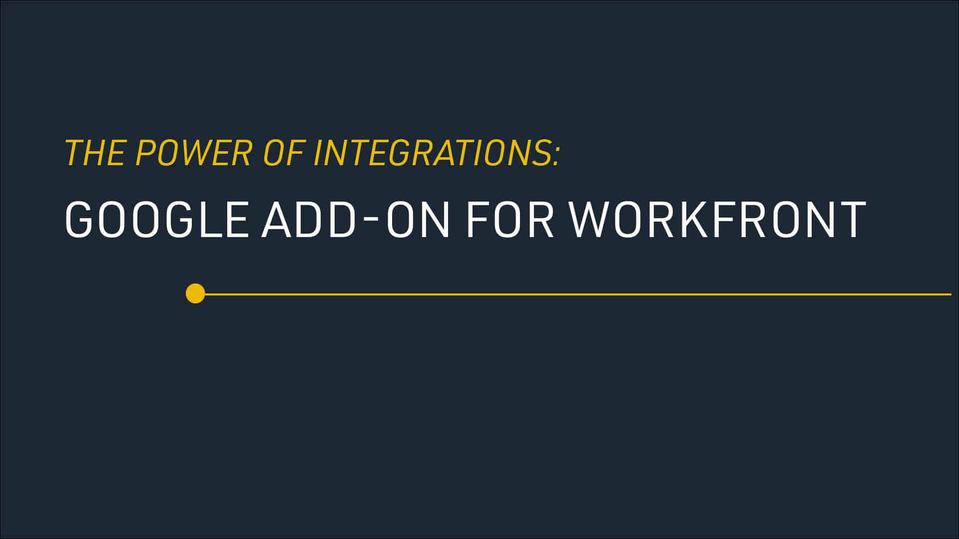 THE POWER OF INTEGRATIONS image